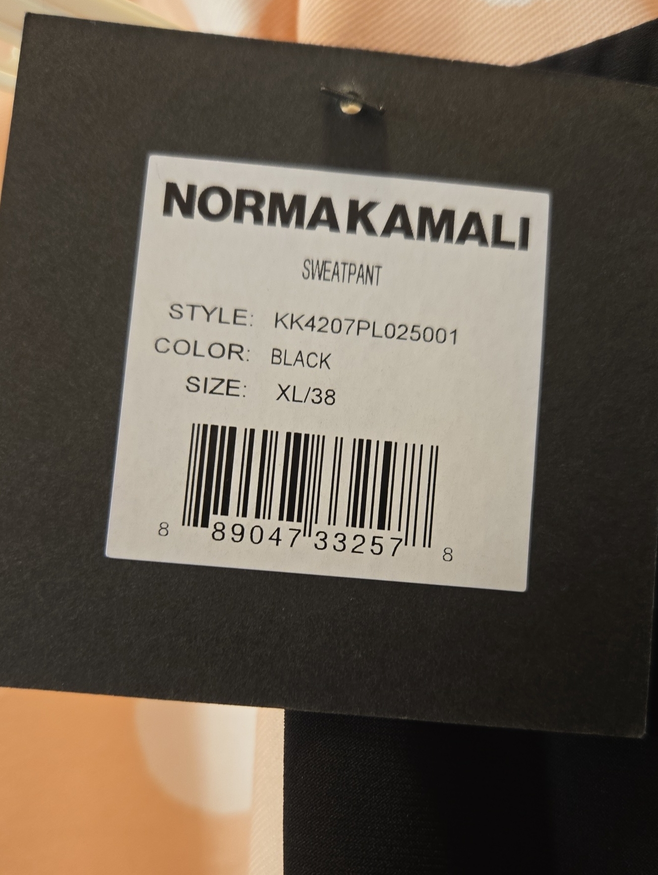 Norma Kamali Wide Leg Stretch Lounge Pants Oversized Xl 43" Waist — image 2 of 4